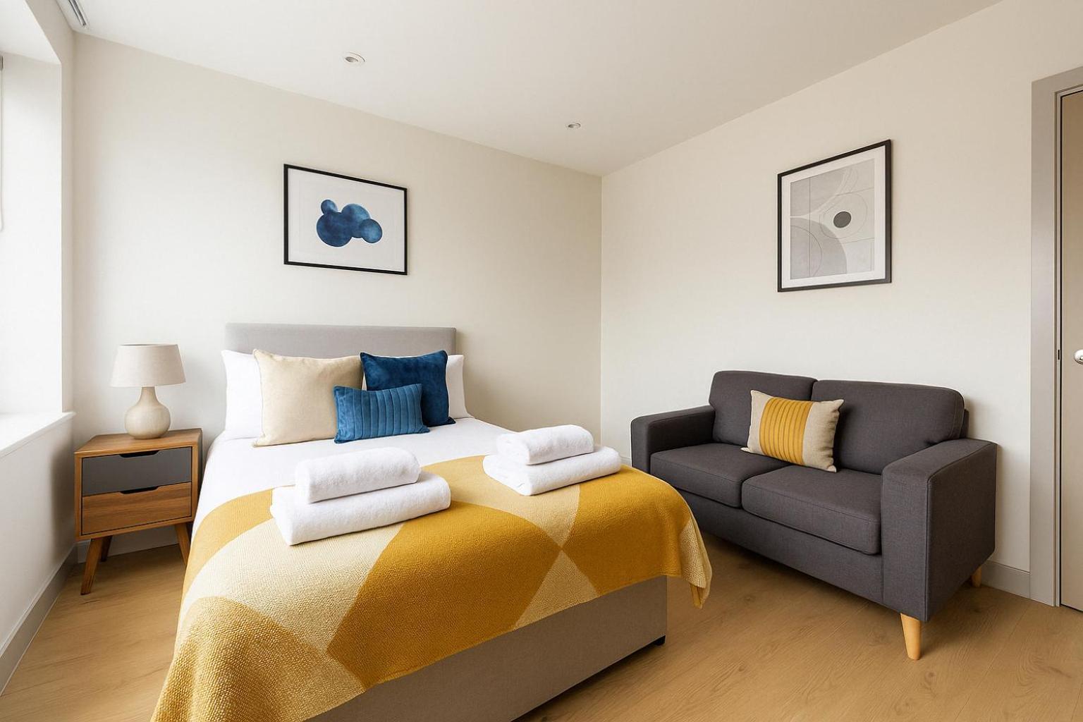 Bright Studio Flat - Walk To River Thames & Kingston Town Surbiton ภายนอก รูปภาพ